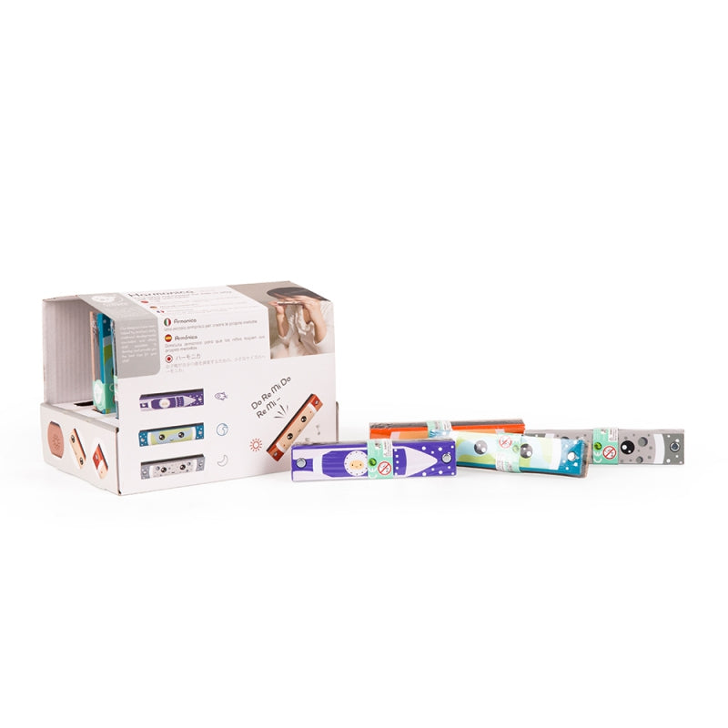 CLASSIC WORLD Houten Mondharmonica voor Kinderen - 1 stuk