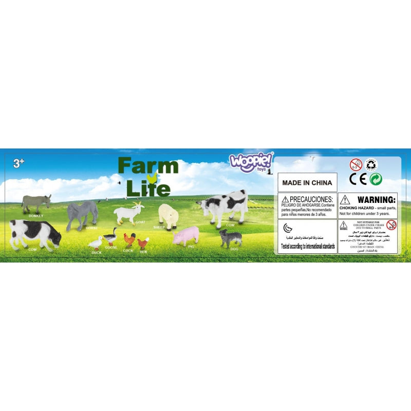 WOOPIE Speelgoed Dierenfiguren Boerderij 34 stuks