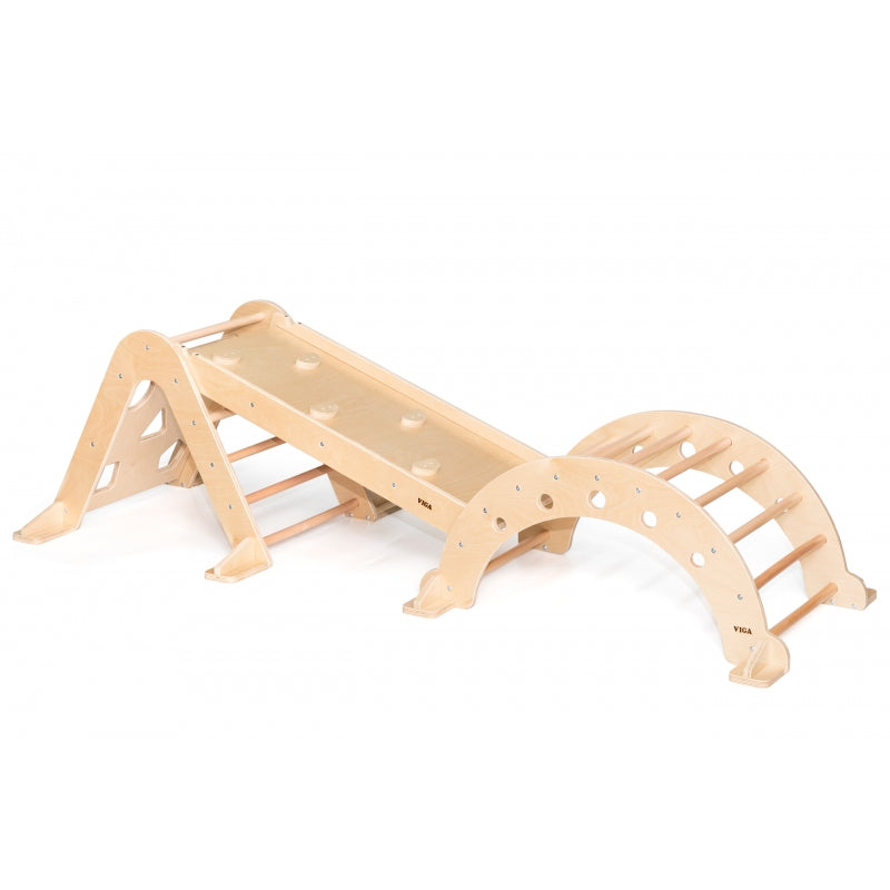 VIGA Houten Schommel, trap, Wipplank Montessori