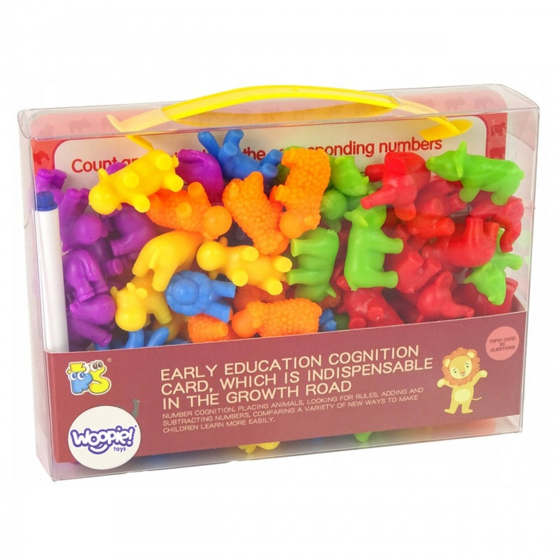 WOOPIE Educatie Sorteer spel dieren 83 stuks - Montessori speelgoed