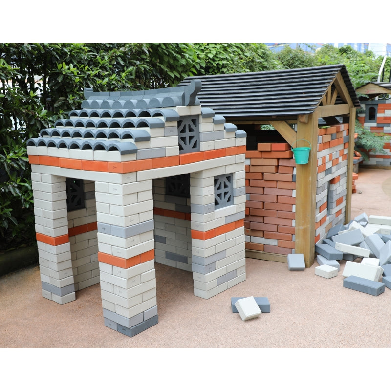 CLASSIC WORLD Mega Bouwstenen - EVA Bricks - Zacht voor de Bouw - 90 stuks