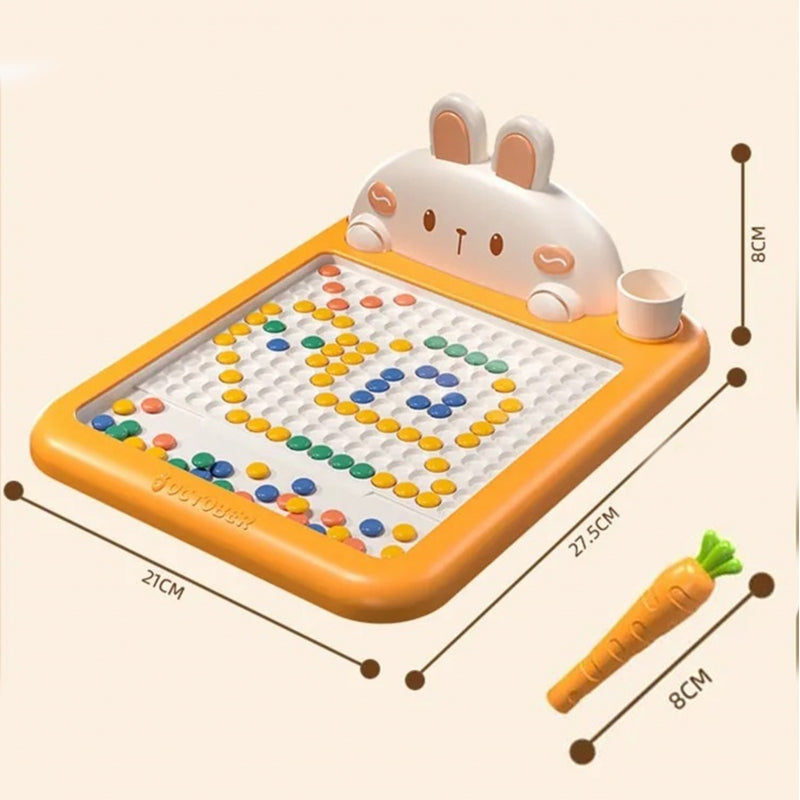 WOOPIE Magnetisch Tekentablet MagPad met Konijn en Wortel - Montessori speelgoed