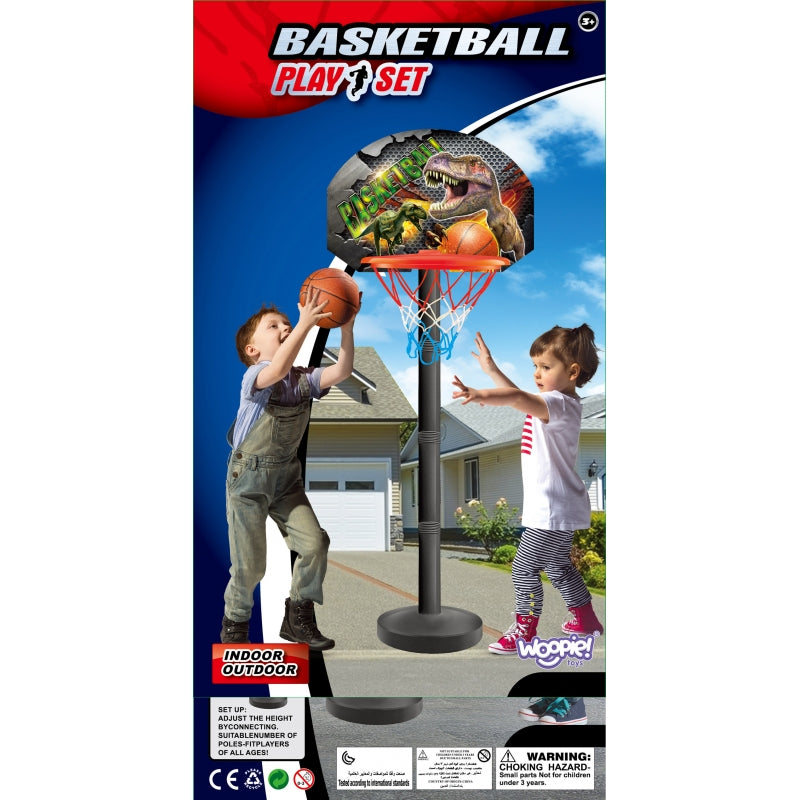 WOOPIE Basketbalset – Bal en Behendigheidsspel met 93 cm