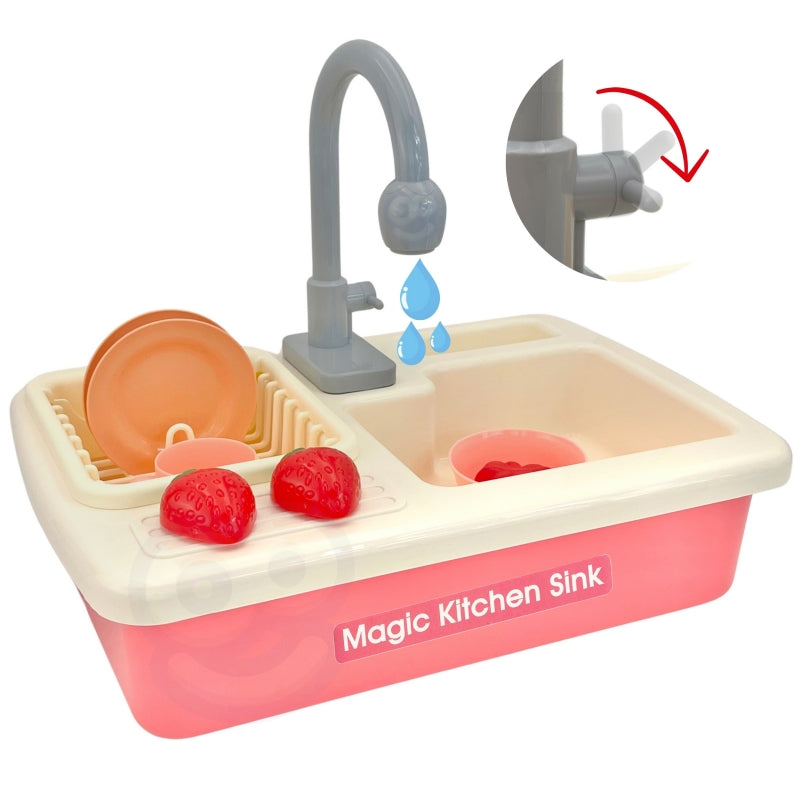 WOOPIE 2-in-1 speelgoed Gootsteen Keuken set met Kraan en Water