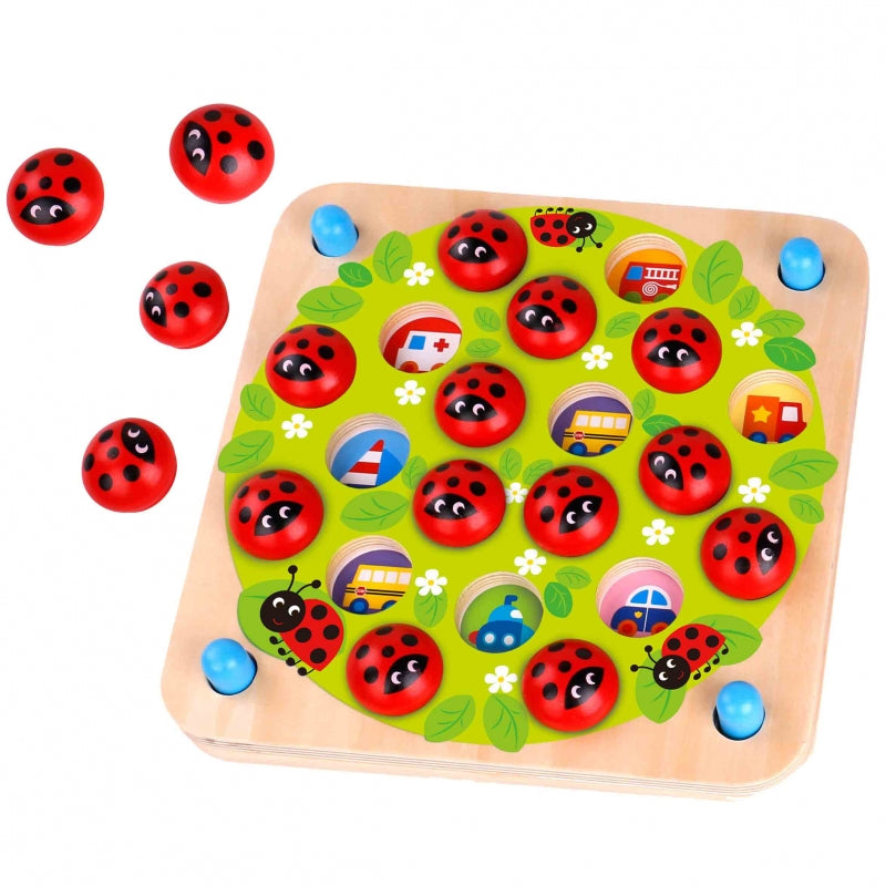 WOOPIE Houten Lieveheersbeestje Memory Spel