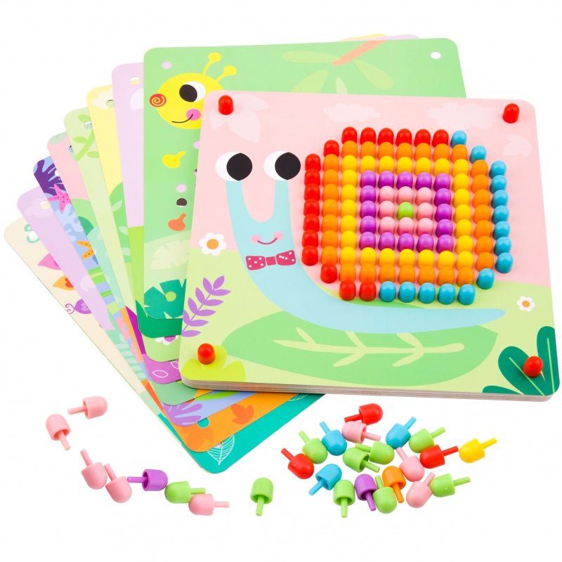 TOOKY TOY Puzzel met Prikpennen en Stekkers