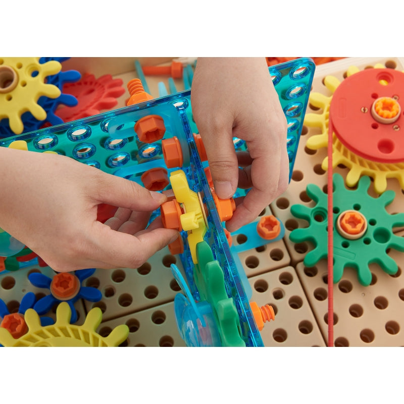 MASTERKIDZ Tandwielset voor STEM-wandpanelen - 198 stuks