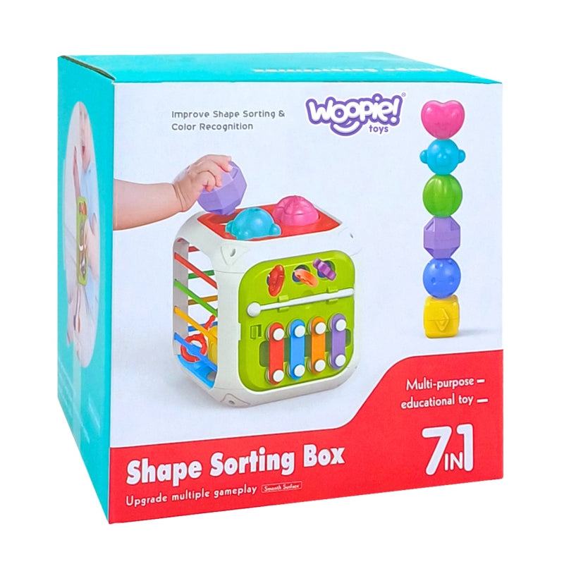 Woopie sensorische educatieve activiteitenkubus voor Baby's
