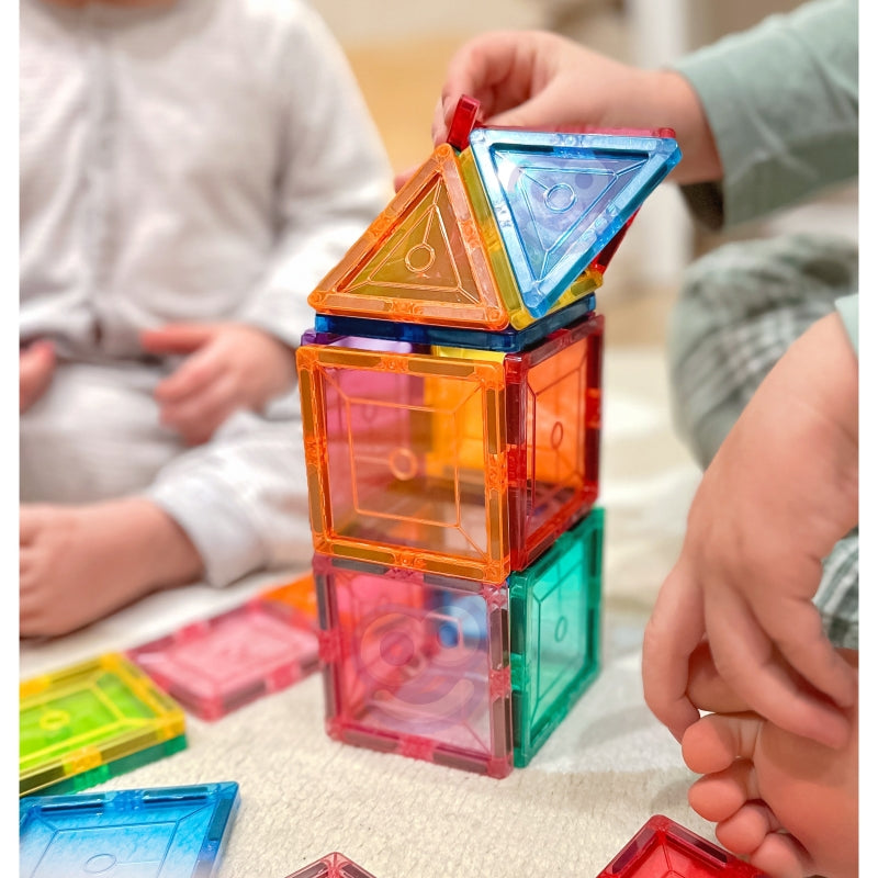 WOOPIE Magnetische Bouwblokken Montessori 3D, 28 stuks