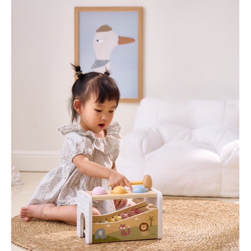VIGA Houten Tap Tap Xylofoon 2 in 1 set