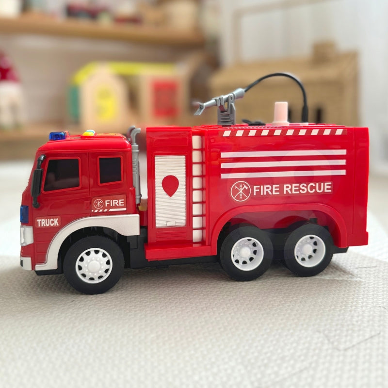 WOOPIE Speelgoed RC Brandweerwagen met Afstandsbediening en Watersproeifunctie