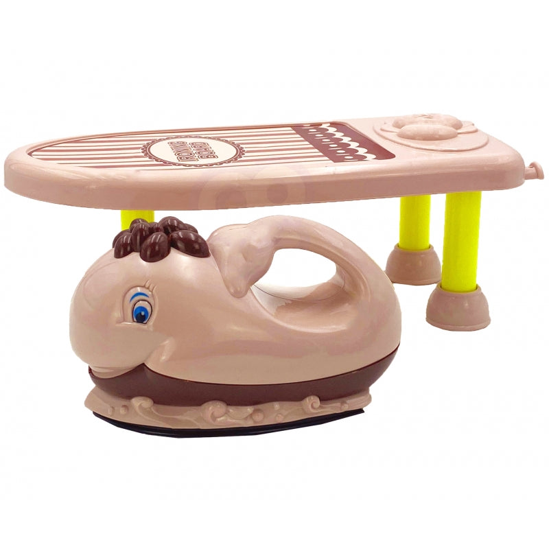 WOOPIE 2-in-1 Speelgoed Strijkset – Strijkplank en Strijkijzer met Muziek, 7 stuks