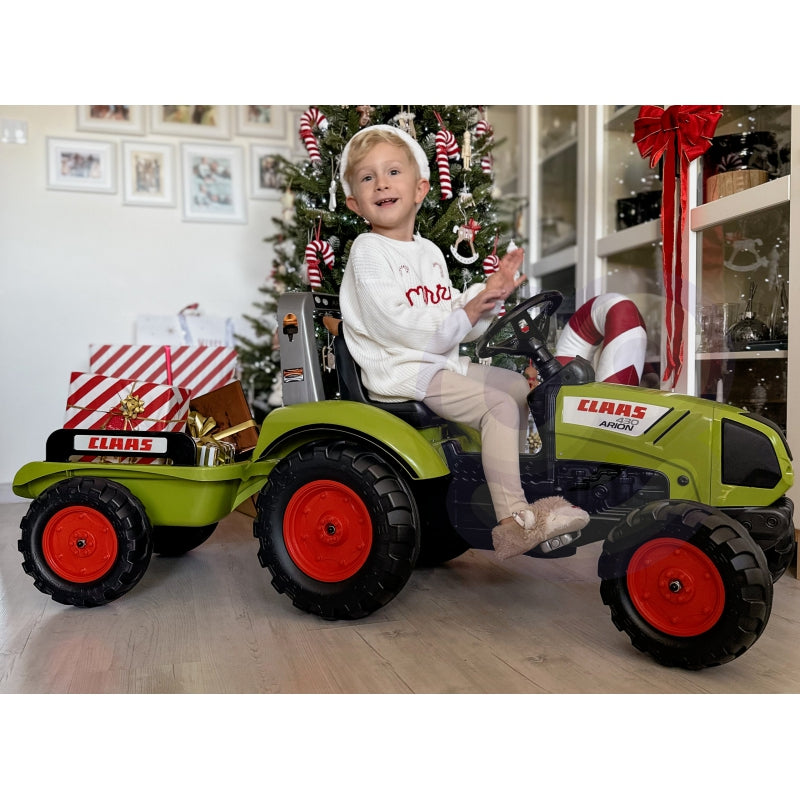 FALK Grote speelgoed Traptractor met Aanhanger – Vanaf 3 Jaar