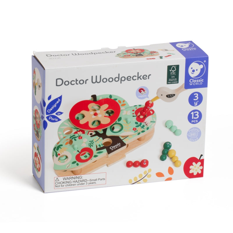 CLASSIC WORLD Magnetisch Behendigheidsspel Vang het Beestje 16 stuks
