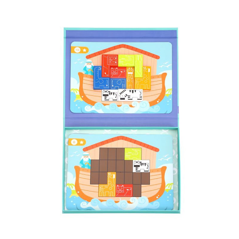 TOOKY TOY Magnetische Tetris Ark van Noach puzzel 26 stuks
