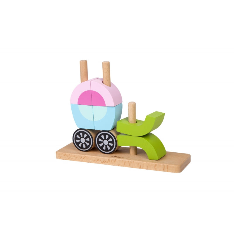 CLASSIC WORLD Kreatywne Drewniane Klocki Przestrzenne 3D Sowa