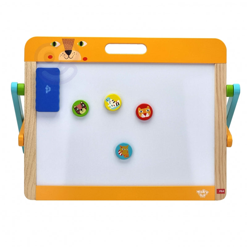 TOOKY TOY Educatief Bord 2-in-1 Magnetisch & Krijtbord voor Kinderen