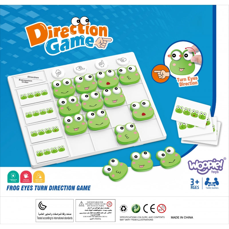 WOOPIE Spel Puzzel Kikkeroogjes spel - Gezichtsuitdrukkingen spel - Vanaf 3 jaar