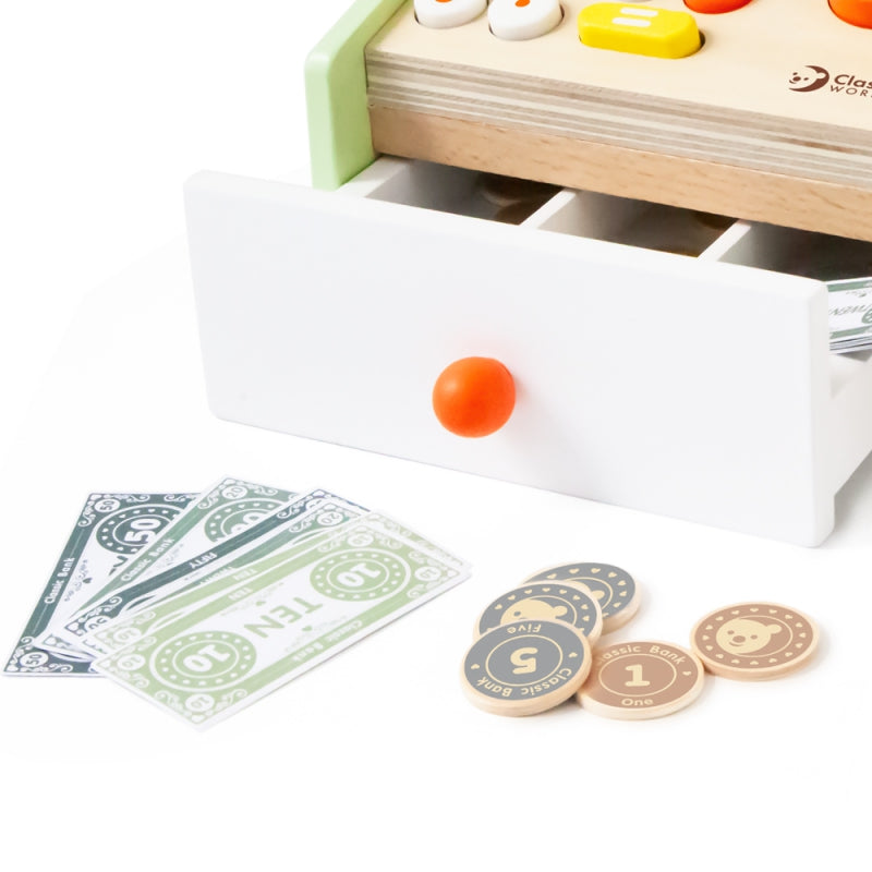 CLASSIC WORLD Houten Speelgoed Kassa voor Kinderen