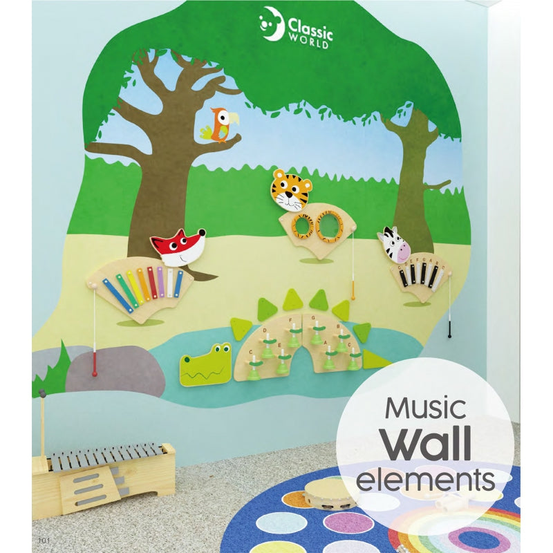 CLASSIC WORLD houten Mellofoon Wandbord