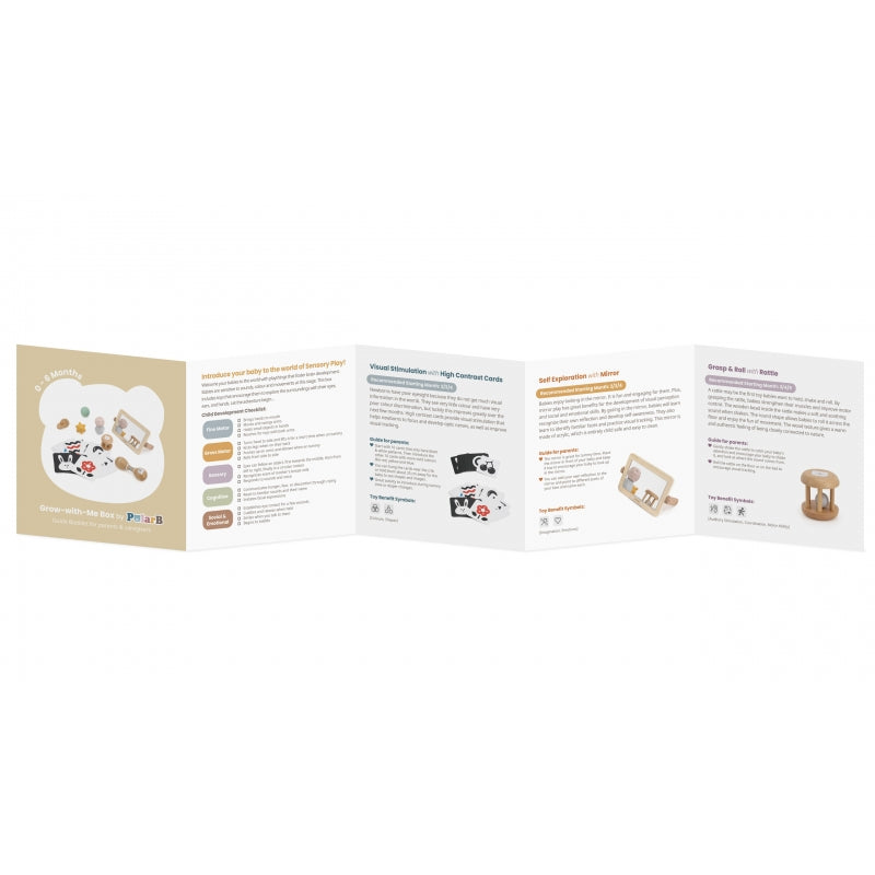 VIGA Educatieve Baby Speelgoedbox van geboorte tot 6 maanden