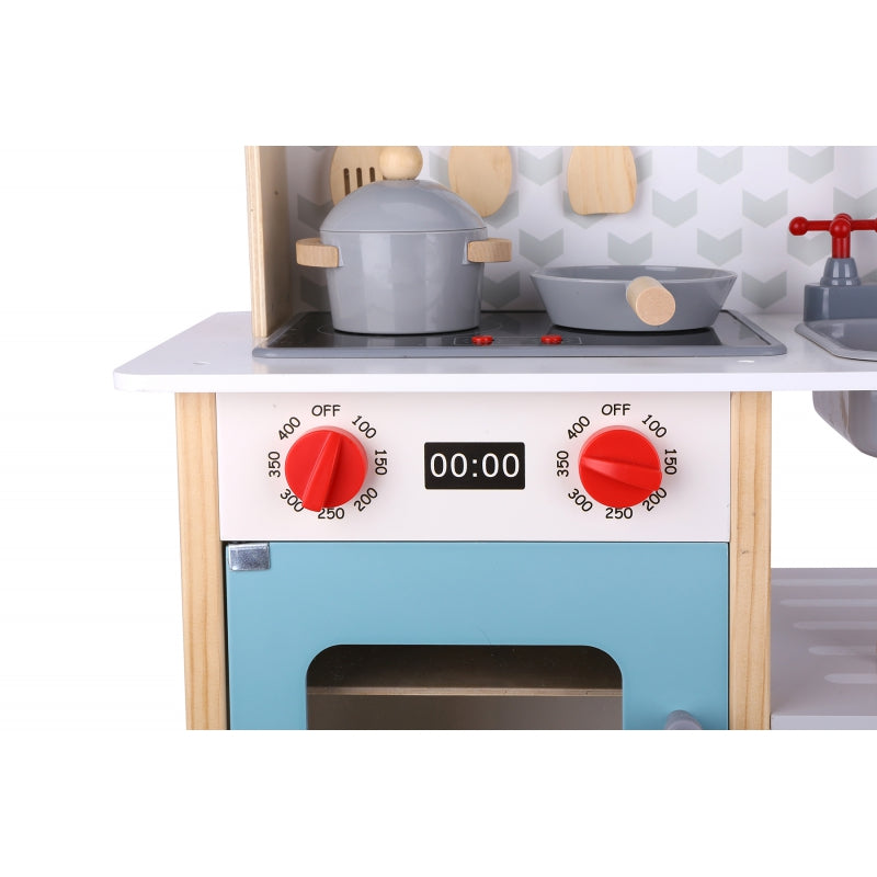 TOOKY TOY Grote Houten Speelgoed Keuken voor Kinderen - 10 stuks FSC