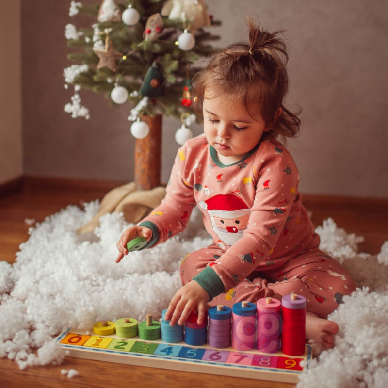 WOOPIE GREEN Tel- en Kleurenpuzzel Montessori – 56 stuks