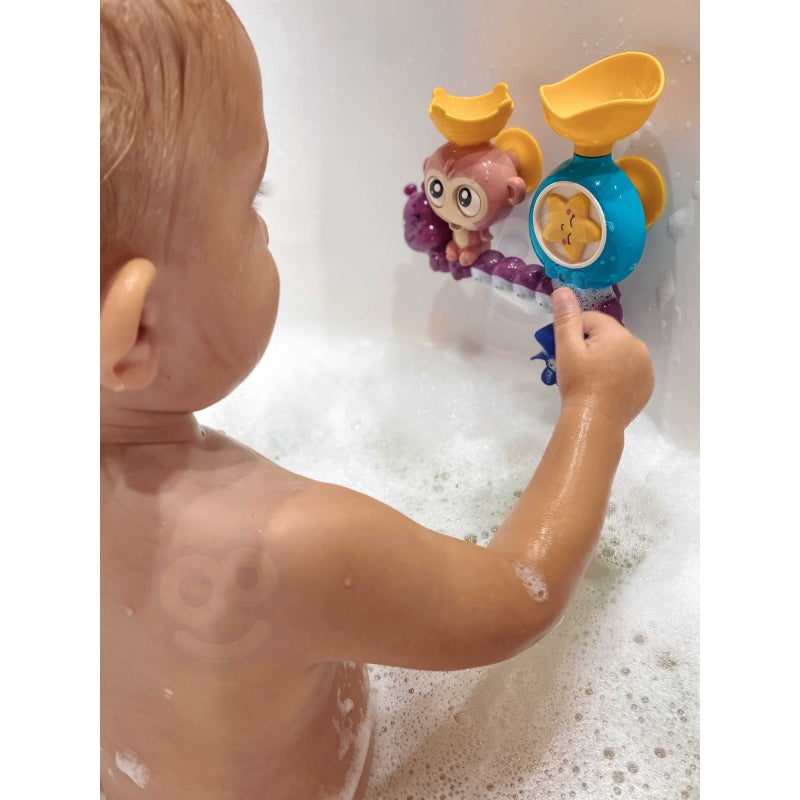 WOOPIE Badspeelgoed Aapje + Beker voor Baby's