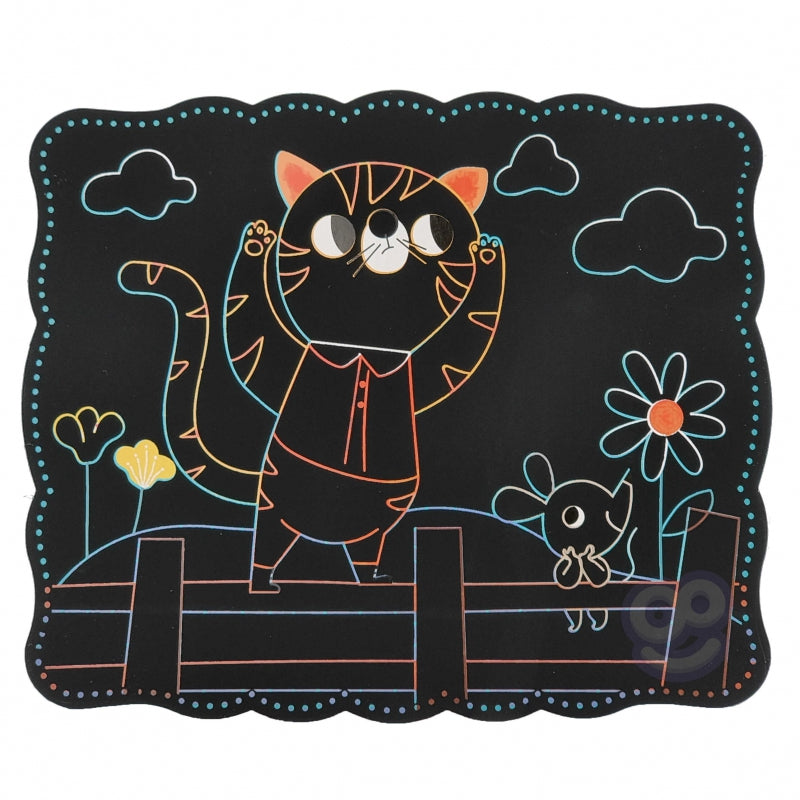 WOOPIE ART&FUN Krasschilderijen voor Kinderen 7 stuks