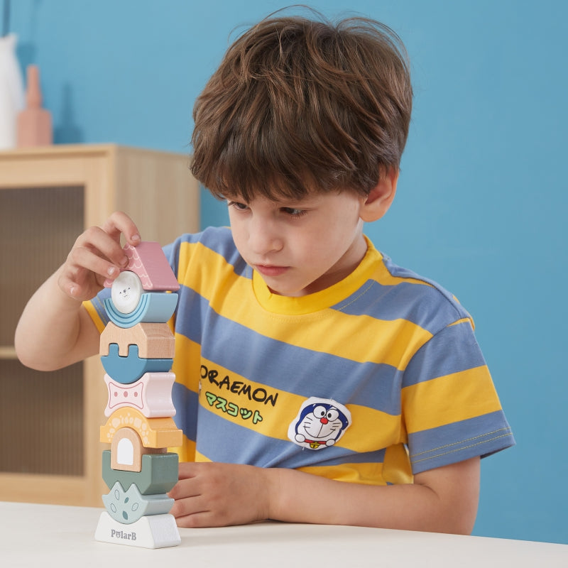 VIGA PolarB Houten Balancerende Toren Puzzel