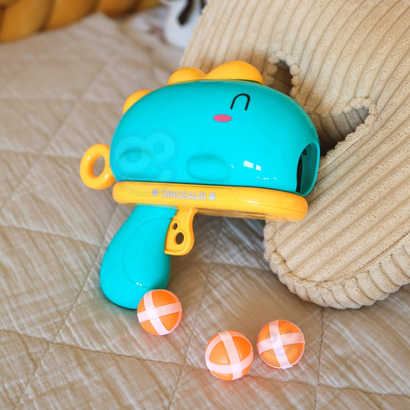 WOOPIE Dartspel met thema Dinosaurussen inclusief Pistool, Klittenband Ballen, Doel en Puntenscore