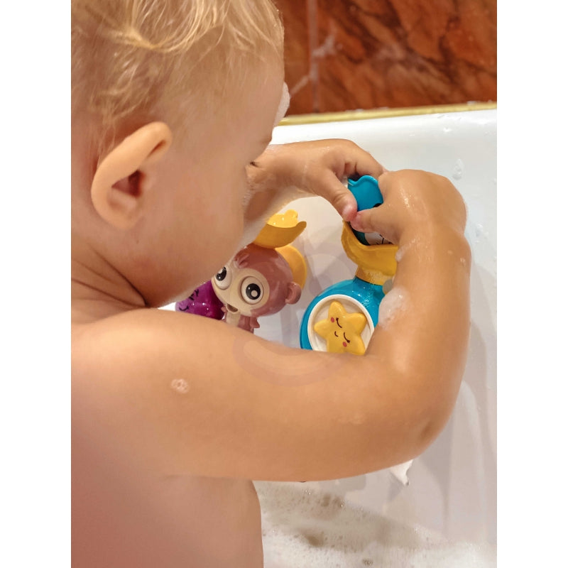 WOOPIE Badspeelgoed Aapje + Beker voor Baby's