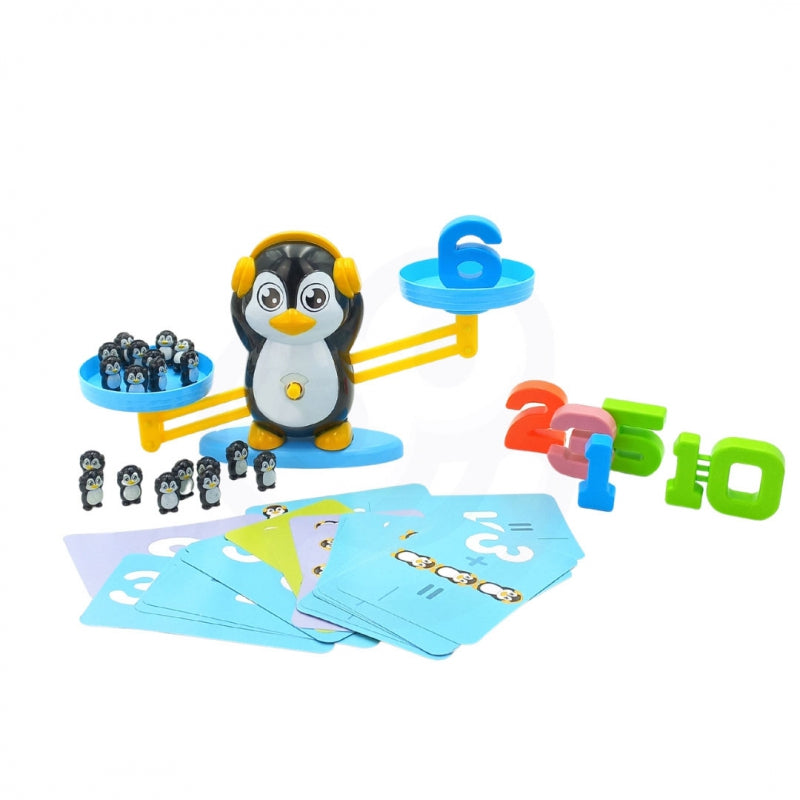 WOOPIE Speelgoed Weegschaal Pinguïn - Balanceer Schaal - Leer Rekenen