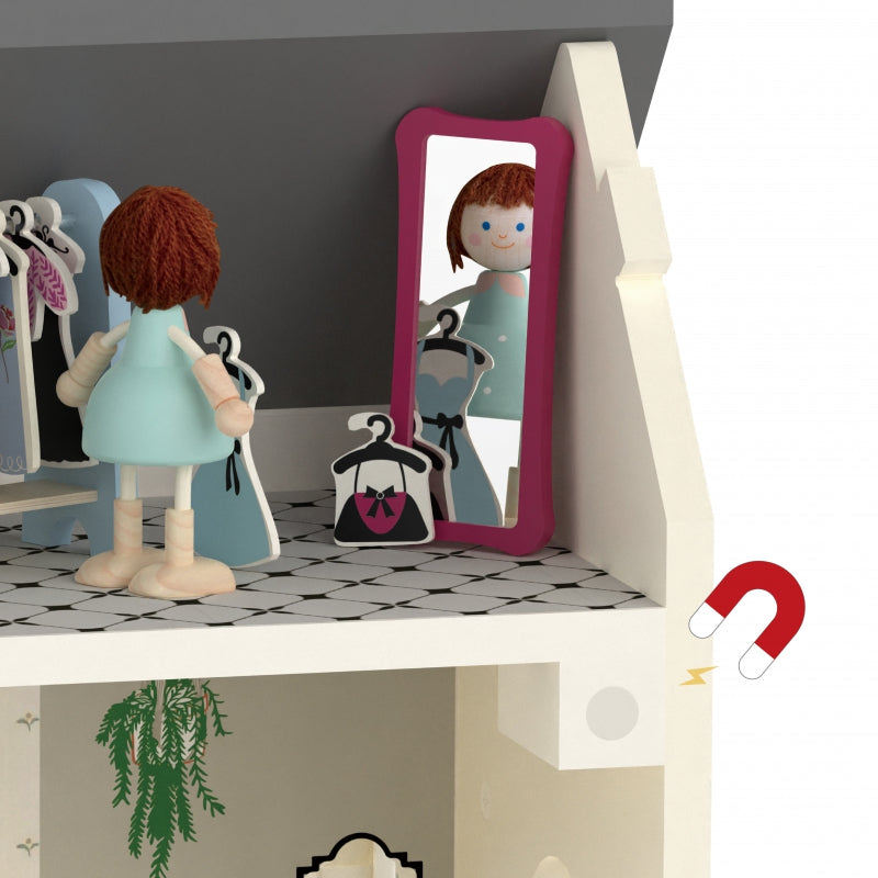 CLASSIC WORLD Houten Vintage Poppenhuis