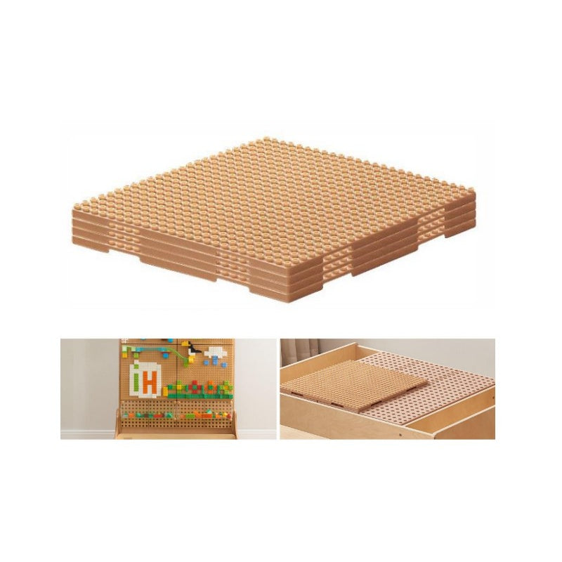 MASTERKIDZ Houten Educatieve Tafel + STEM muur Accessoires + 563 Blokken