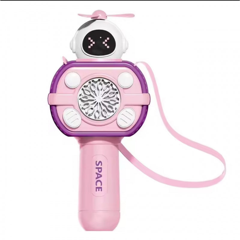 WOOPIE Roze Astronaut Bellenblaasmachine