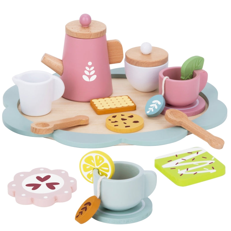 TOOKY TOY Houten Speelgoed Theeset