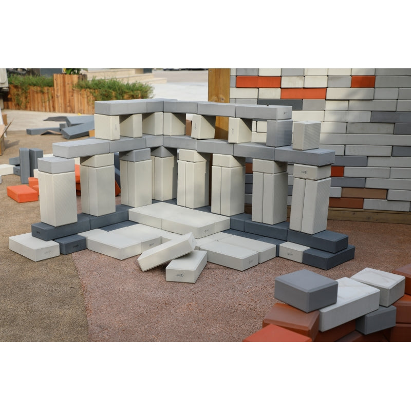 CLASSIC WORLD Mega Bouwstenen - EVA Bricks - Zacht voor de Bouw - 90 stuks