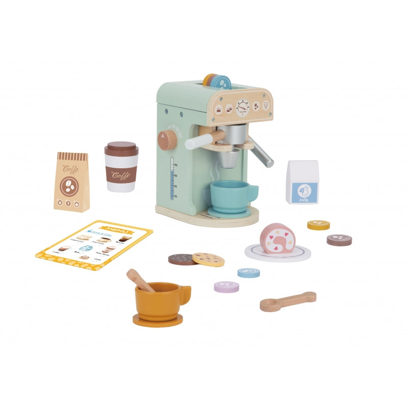 WOOPIE GREEN Houten Koffiezetapparaat Barista 25 stuks - koffiebar