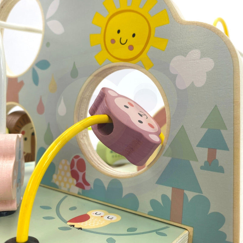 TOOKY TOY Houten Motoriekspel voor Baby's Bosdoolhof
