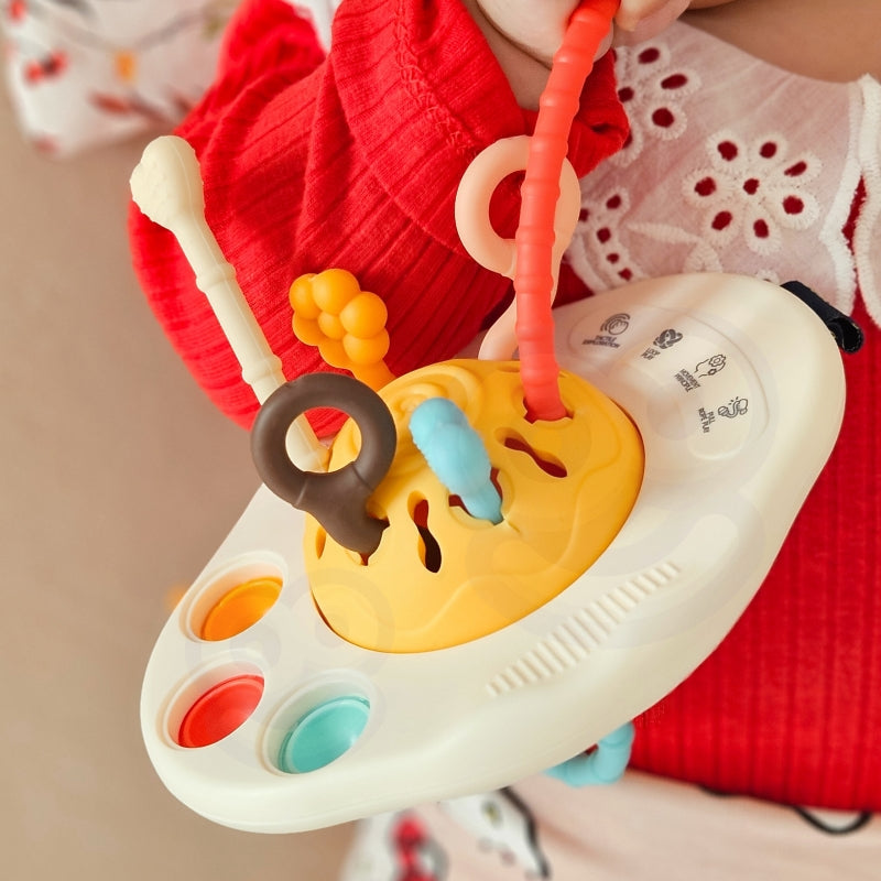 WOOPIE BABY Bijtring, Rammelaar & Multifunctioneel UFO voor baby's