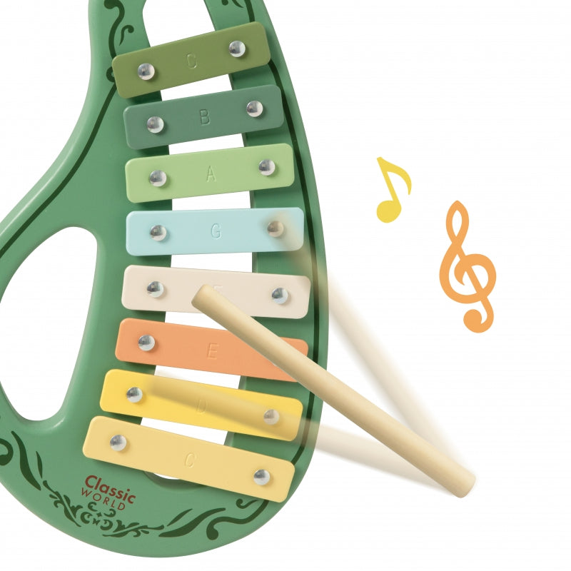 CLASSIC WORLD Houten Speelgoed Vintage Muziekinstrumenten