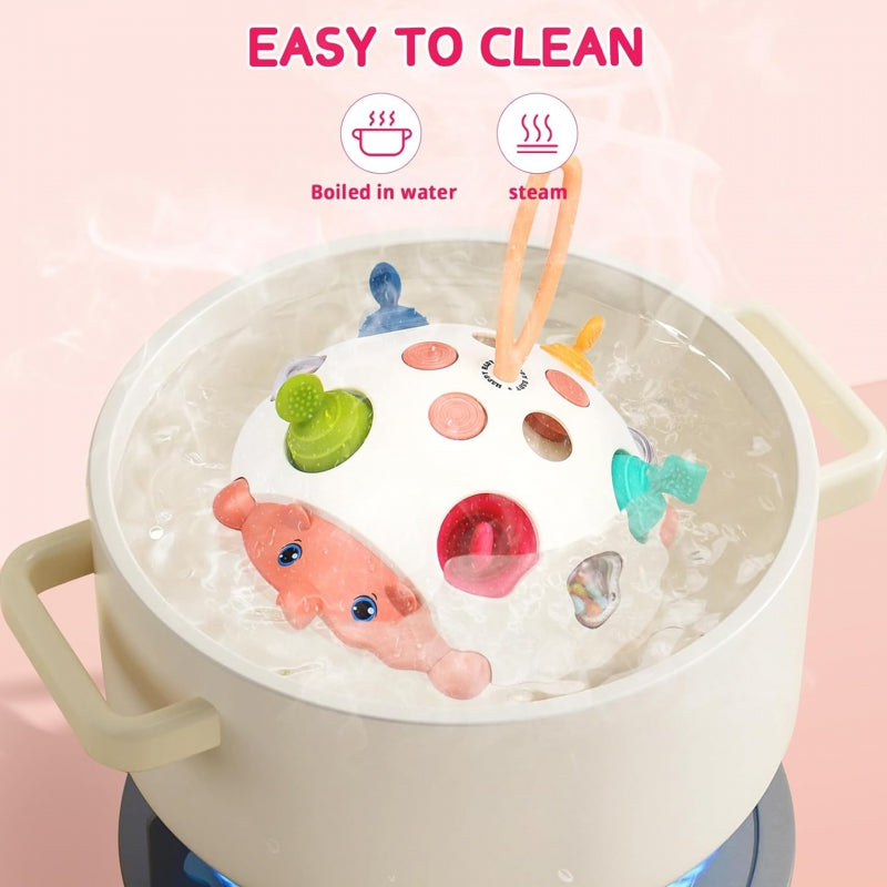 WOOPIE BABY Sensorisch Egel Pop-it Speelgoed voor Baby's