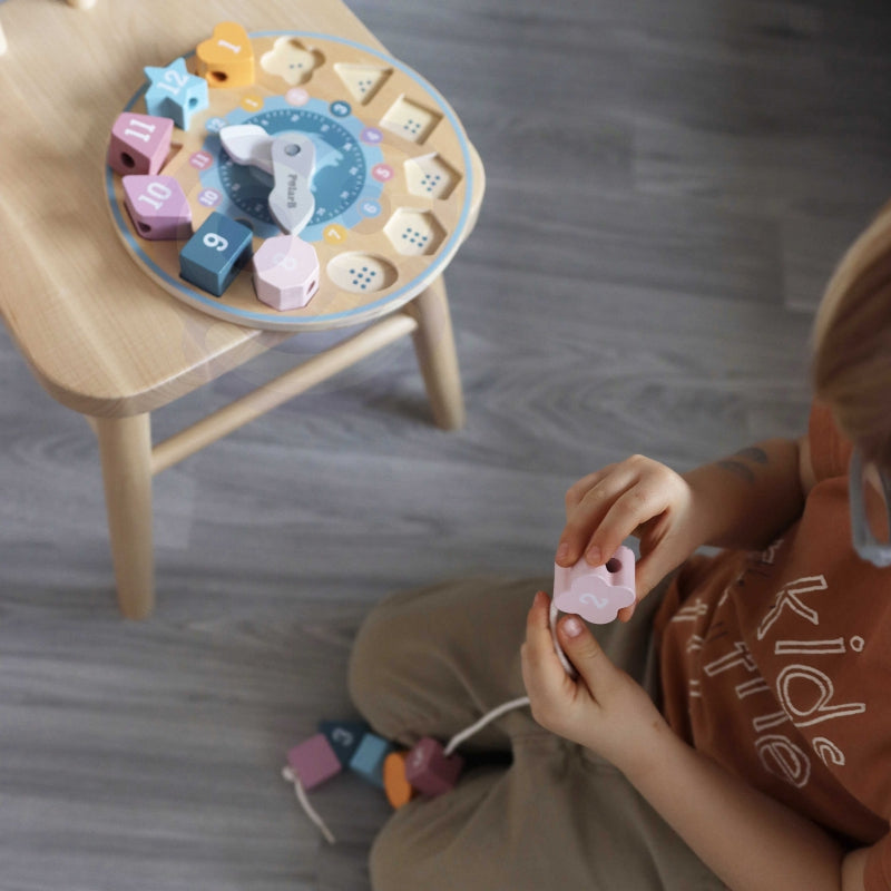 VIGA PolarB Klok Rijgspel Montessori