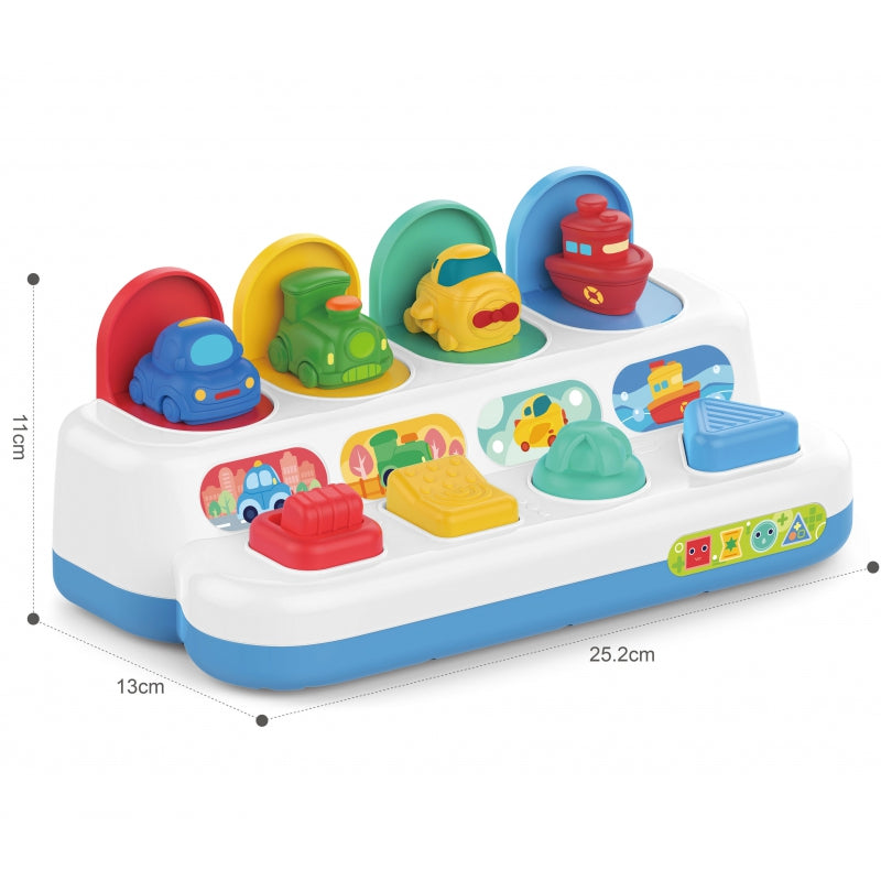 WOOPIE Educatief Speelgoed Pop-up Voertuigen voor baby's