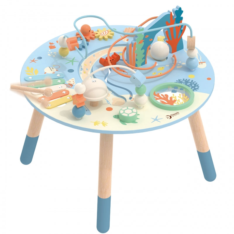 CLASSIC WORLD Houten Activiteitentafel "Sea Life" Thema met geluid