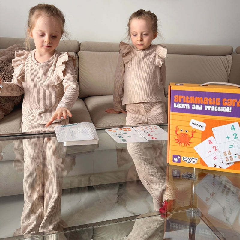 WOOPIE Educatieve Kaarten spel, Flashcards voor het Leren van Tellen