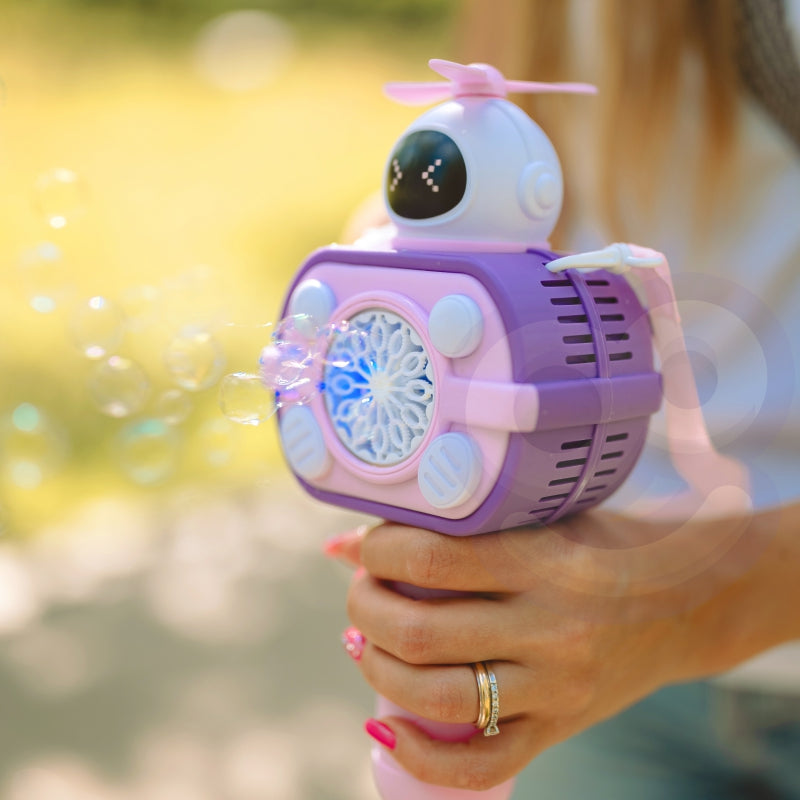 WOOPIE Roze Astronaut Bellenblaasmachine