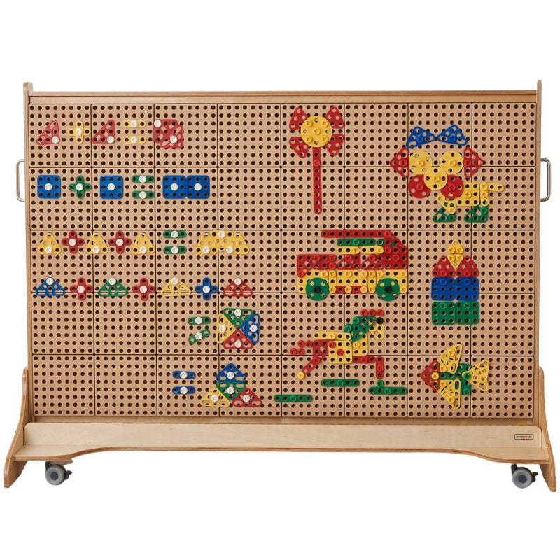 MASTERKIDZ Geometrische blokken voor STEM-wandpanelen - 260 stuks.