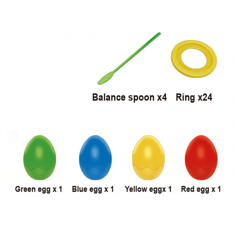 WOOPIE Balancerende Eieren spel, Behendigheidsspel